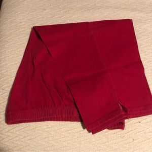 Denim & Co red capri pants Plus size 2X
